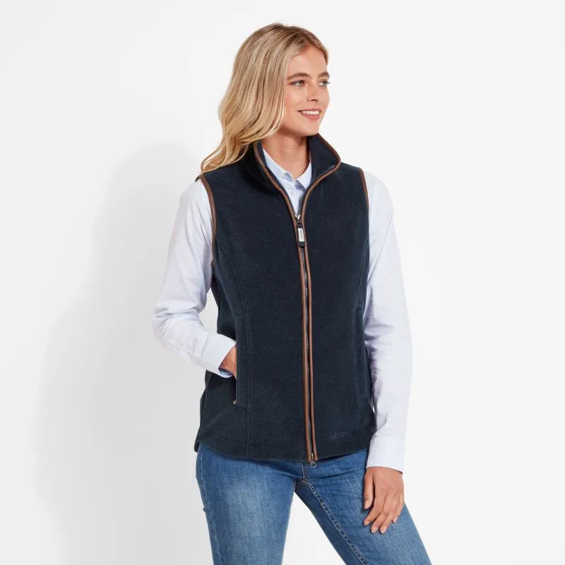 Schoffel Ladies Lyndon Fleece Gilet - Petrol Blue