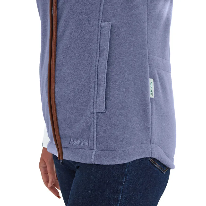 Schoffel Ladies Lyndon Fleece Gilet - Stone Blue