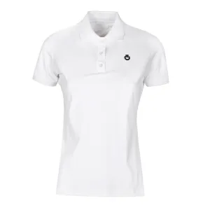 SHORT SLEEVED MANDARIN COLLAR POLO WITH BUTTONS CAVALLERIA TOSCANA Women White