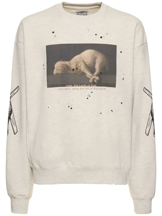 Someit   Sacrifice vintage cotton crew sweatshirt 