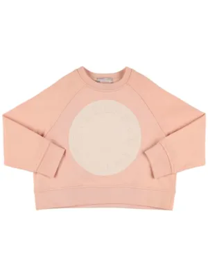 Stella McCartney Kids   Logo cotton sweatshirt 