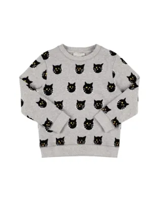 Stella McCartney Kids   Printed cotton sweatshirt 