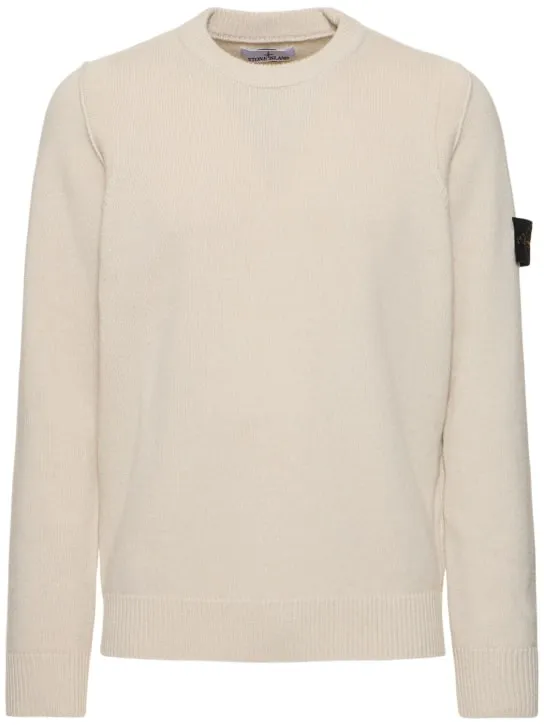 Stone Island   Wool blend crewneck sweater 