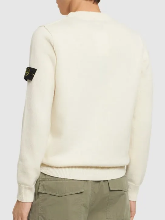 Stone Island   Wool blend crewneck sweater 