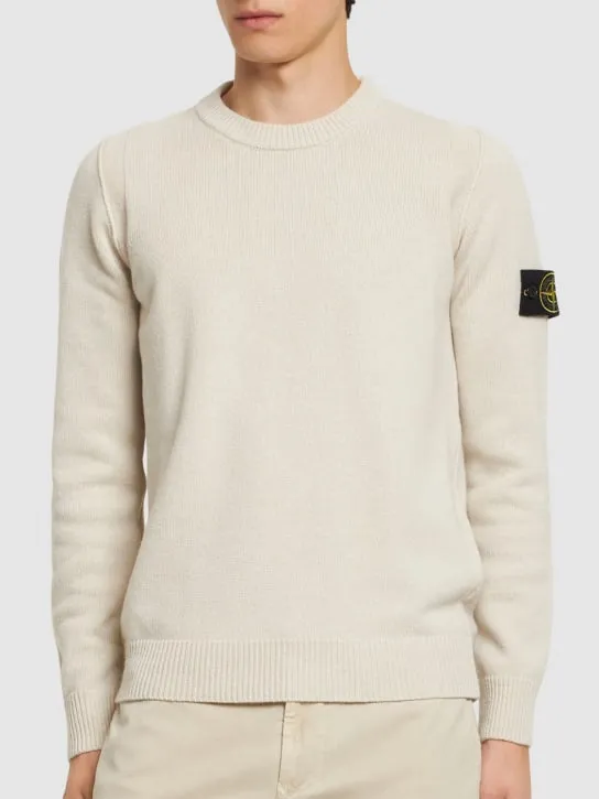 Stone Island   Wool blend crewneck sweater 