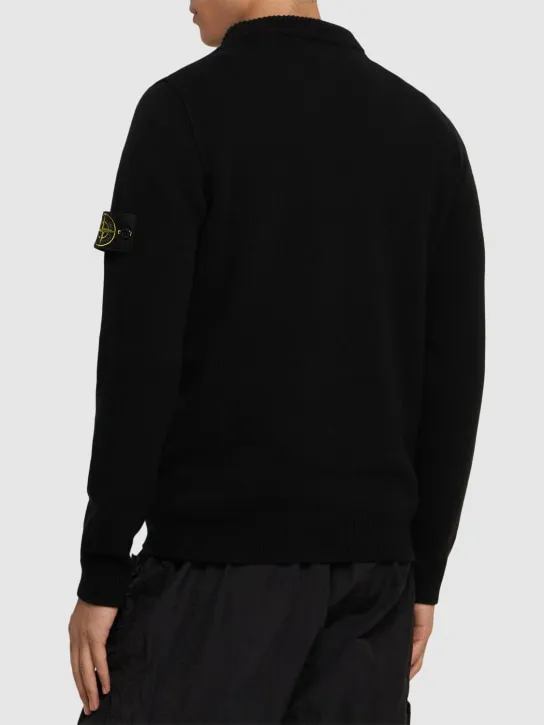 Stone Island   Wool blend crewneck sweater 