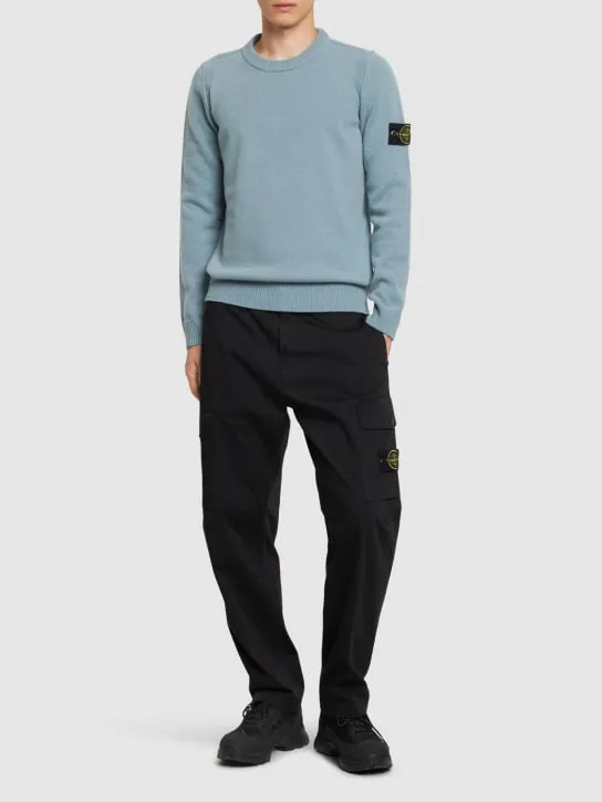 Stone Island   Wool blend crewneck sweater 