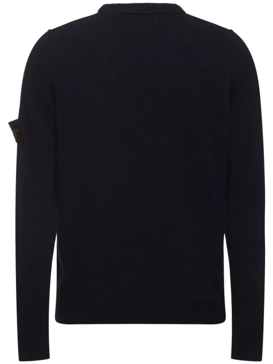 Stone Island   Wool blend crewneck sweater 