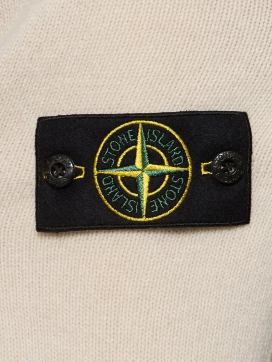 Stone Island   Wool blend crewneck sweater 