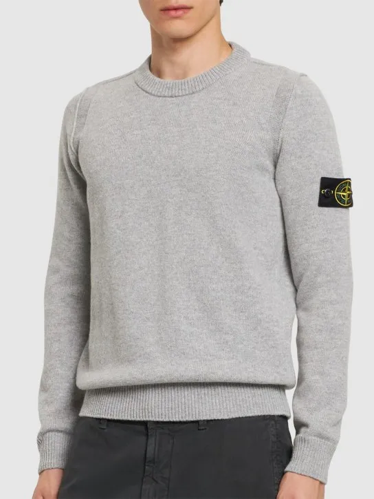 Stone Island   Wool blend crewneck sweater 