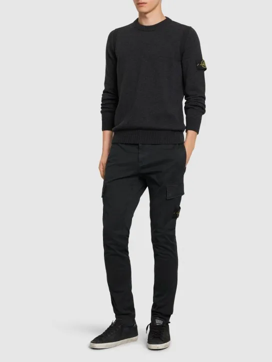 Stone Island   Wool blend crewneck sweater 