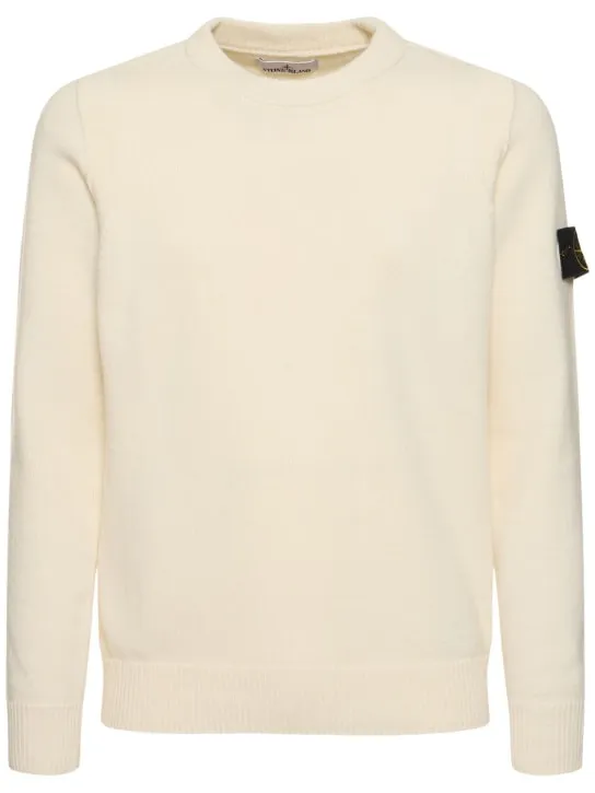 Stone Island   Wool blend crewneck sweater 