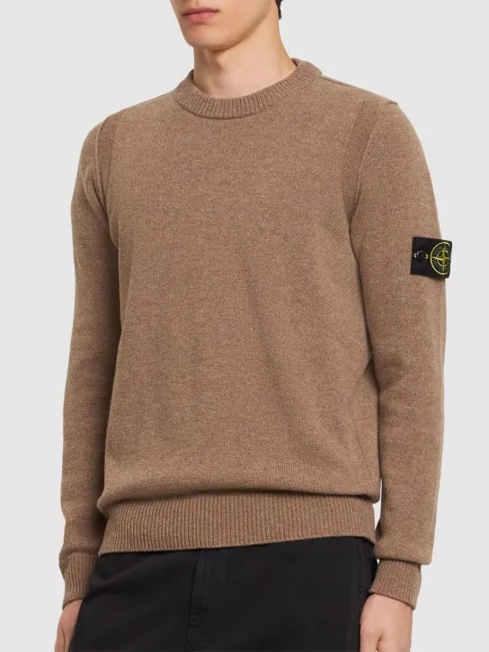 Stone Island   Wool blend crewneck sweater 