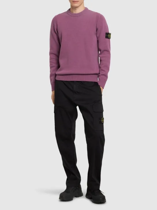 Stone Island   Wool blend crewneck sweater 