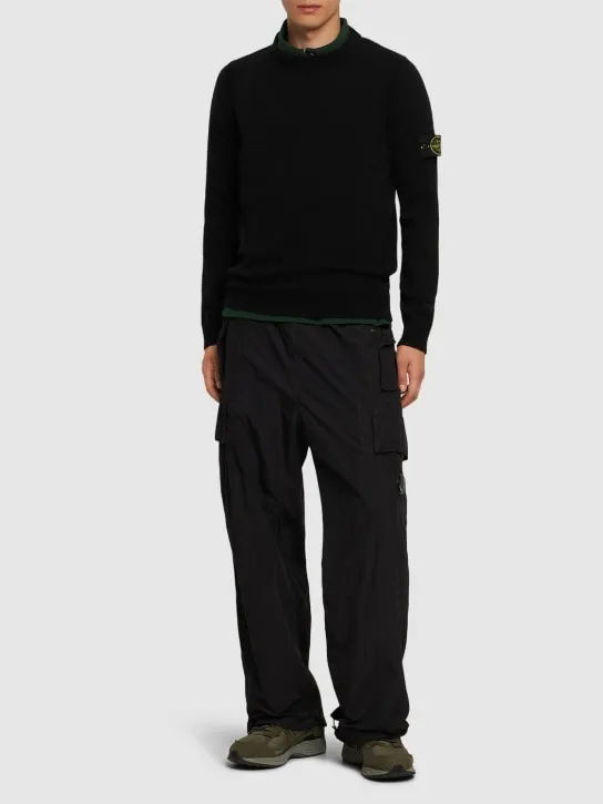 Stone Island   Wool blend crewneck sweater 