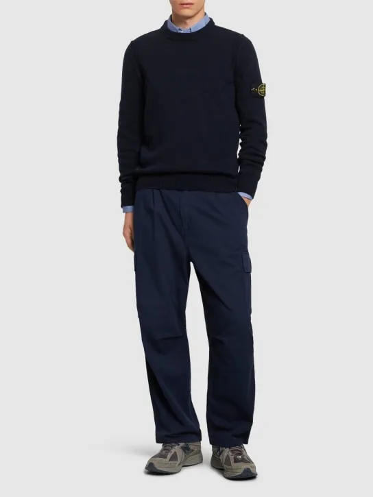 Stone Island   Wool blend crewneck sweater 