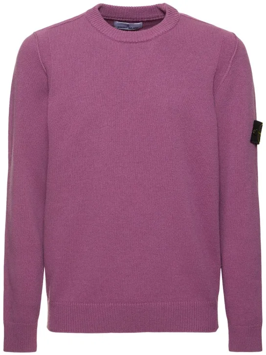 Stone Island   Wool blend crewneck sweater 