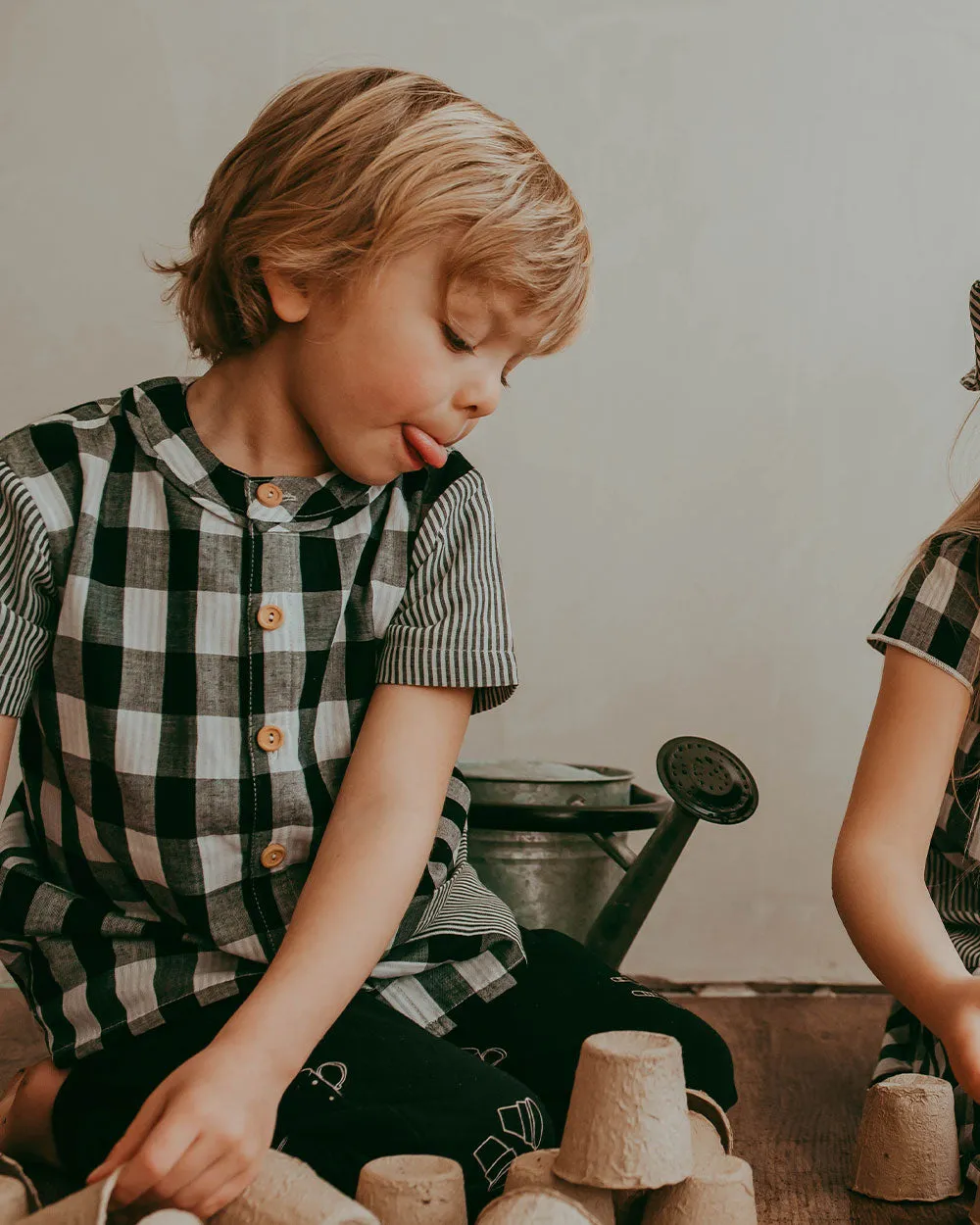 Stripe Check Shirt