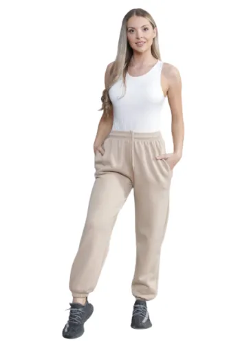 Stylish Women's Joggers - Tracksuit Bottoms & Over-Sized Fleece Trousers