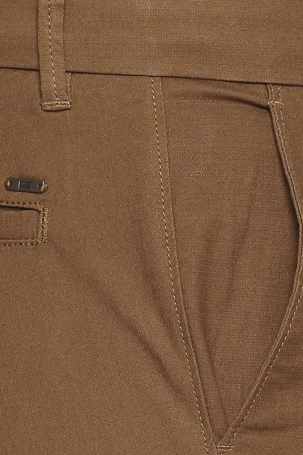 Tapered Fit Stretch Trousers