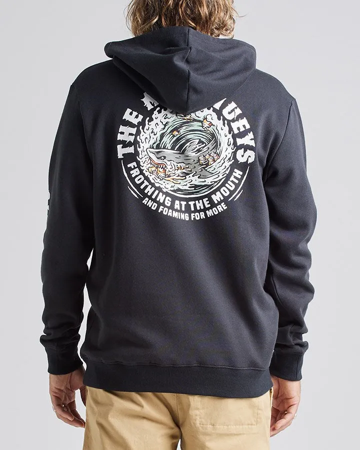 The Mad Hueys Foaming Shark Pullover Hoody