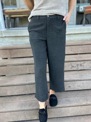 The Sylvie Pants in Black Heather