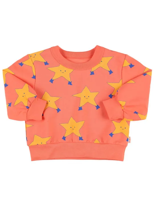 Tiny Cottons   Star print Pima cotton sweatshirt 