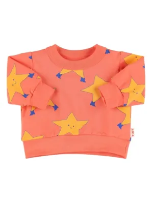 Tiny Cottons   Star print Pima cotton sweatshirt 