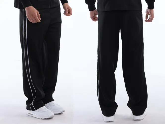 Track Trousers with Piping