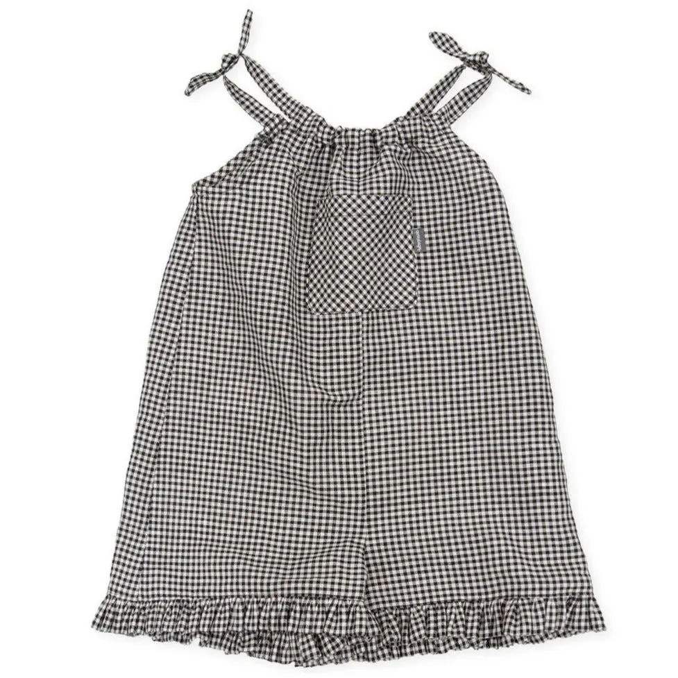 Tutto Piccolo 1337 Overall Dress - Dark Grey