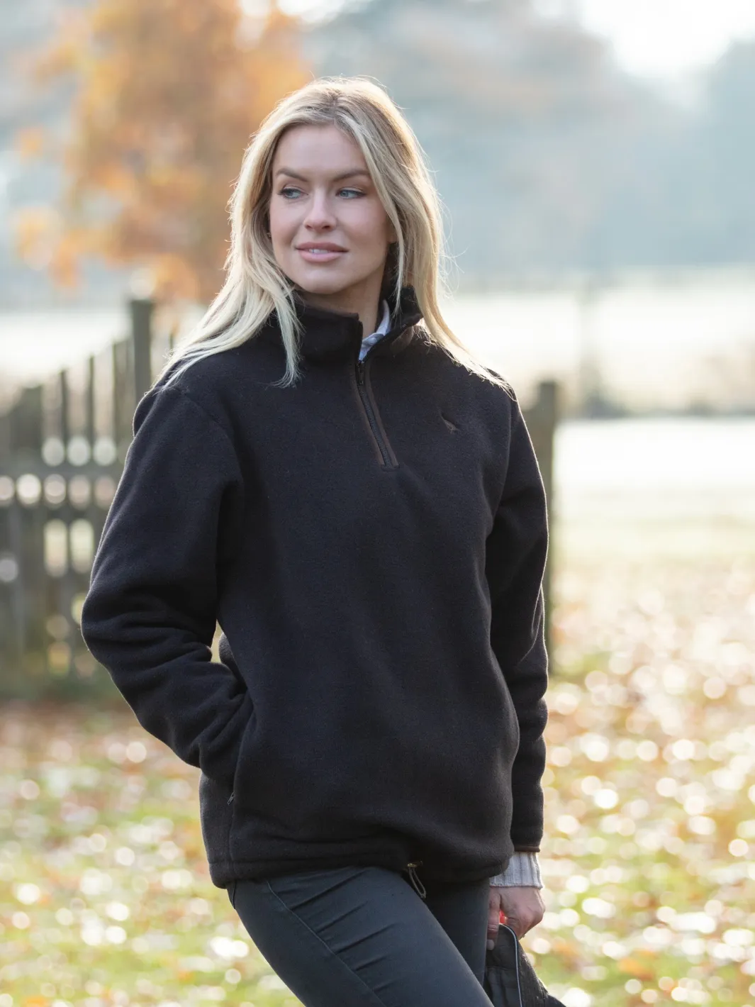 Unisex Fleece Pullover - Black