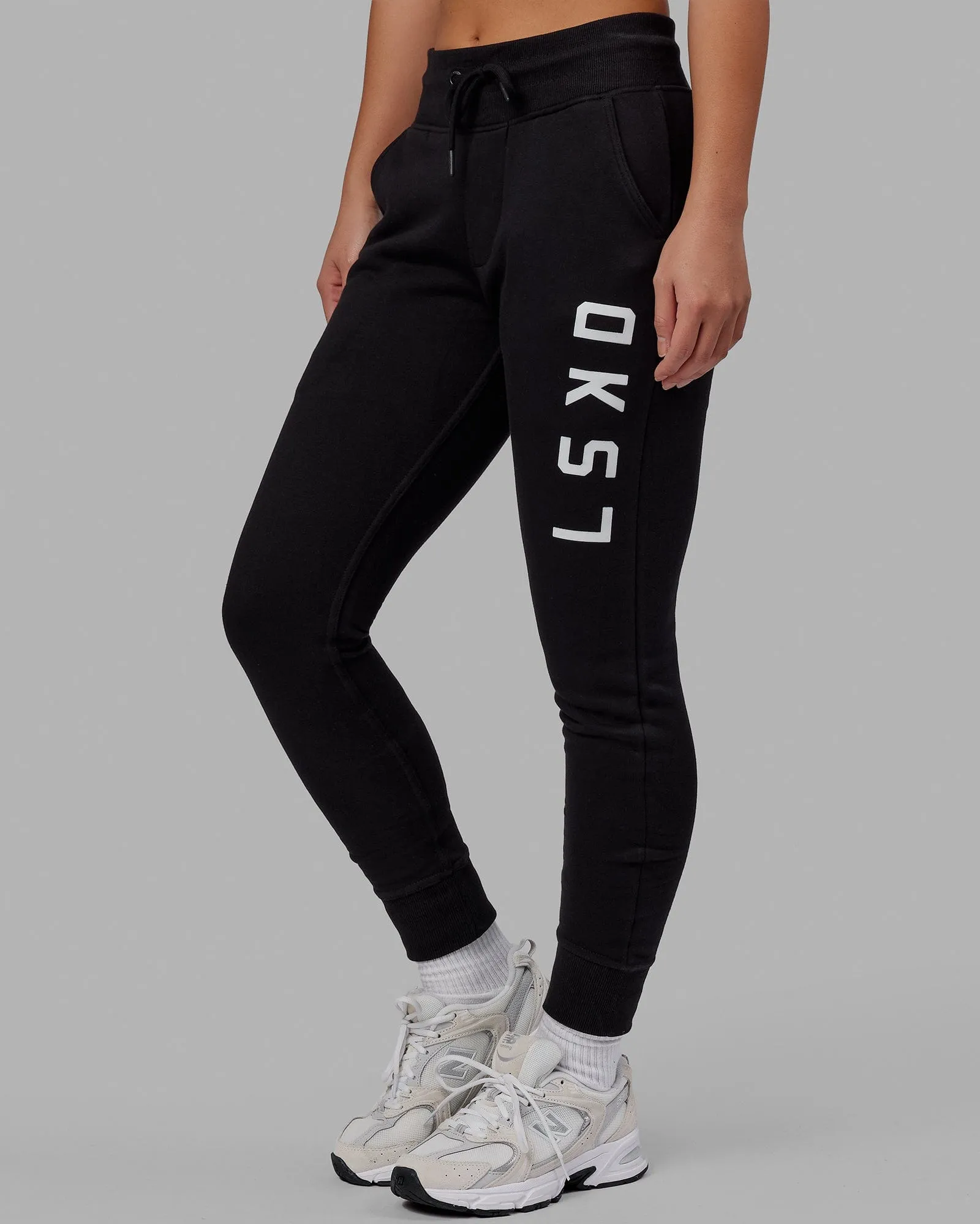 Unisex Structure Joggers - Black-White