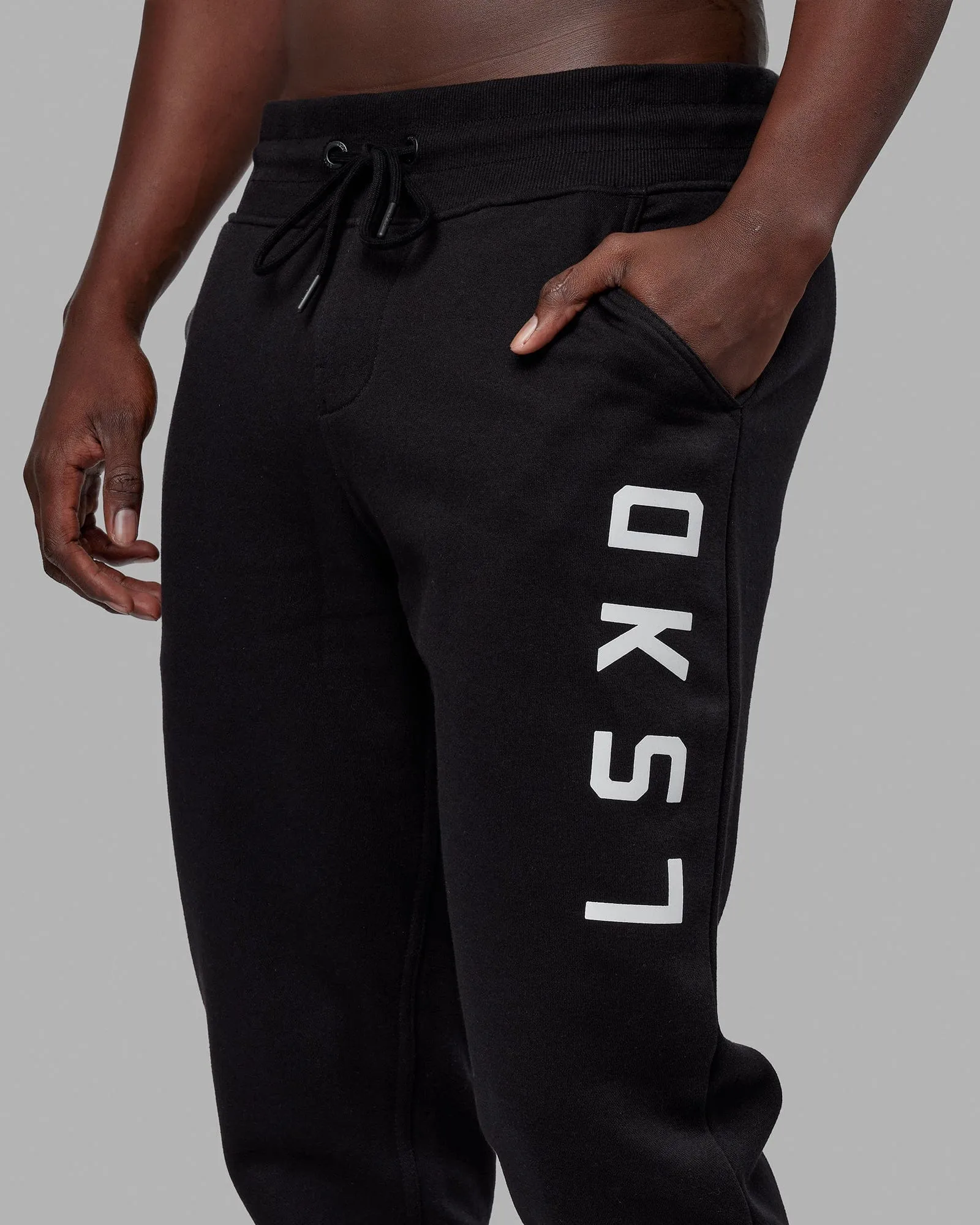 Unisex Structure Joggers - Black-White