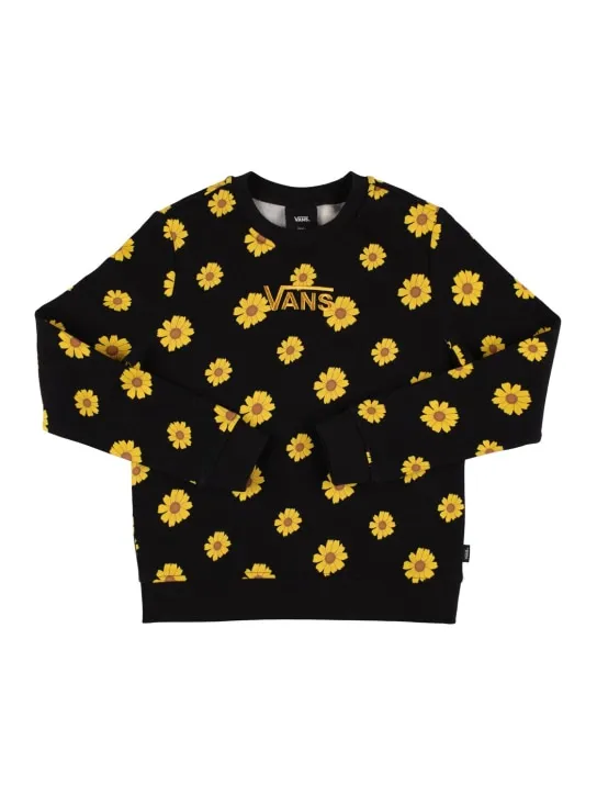 Vans   Sunflower print cotton blend sweatshirt 