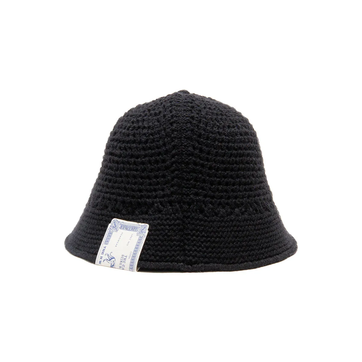 WOOL KNIT HAT - Black